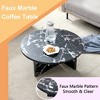 31.5*31.5*13.98in Versatile MDF Round Coffee Table for Various Interior Styles, End Table for Living Room - 3 of 4