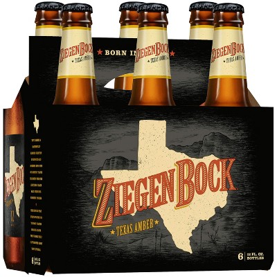 ZiegenBock Texas Amber Beer - 6pk/12 fl oz Bottles