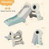 Safstar Folding Freestanding Toddler Slide for Toddlers Age 18+ Months w/ Climber Indoor - 2 of 4