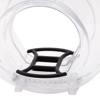 Large Clear Hanging Plastic Fly-Through Bird Feeder