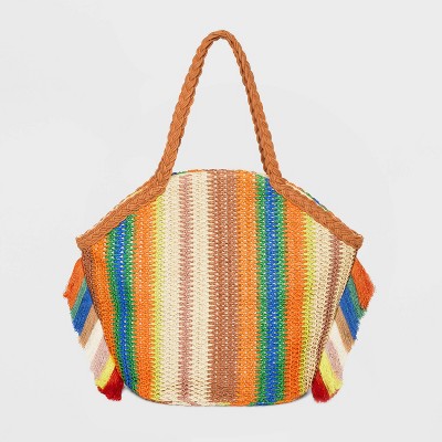 Straw handbags online target