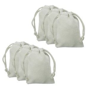 Unique Bargains Velvet Reusable Soft Jewelry Headphone Candy Drawstring Gift Bags 20 Pcs - 1 of 4