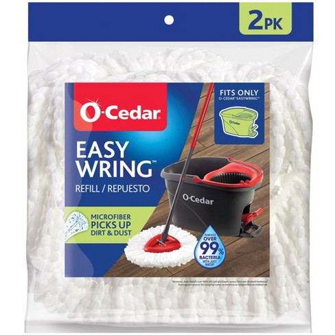 O-Cedar Microfiber Spin Mop & 2024 Bucket System 2 Refills Includes