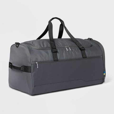 Open Story 60L Duffel Bag Gray - Open Story™: Water-Resistant Softside Luggage
