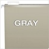 Pendaflex Reinforced Hanging Folders 1/5 Tab Letter Gray 25/Box 415215GRA - 3 of 4