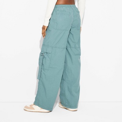 Wild Fable Women's Mid Rise Wide Leg Relaxed Cargo Pants - Picture 21 of 24
