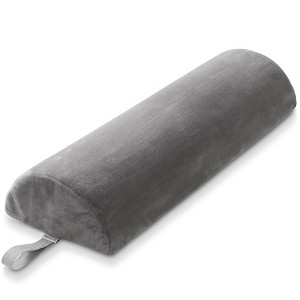 Saloniture Jumbo Half 26" x 9" x 4.5" Round Massage Table Bolster Pillow Pad - 1 of 4