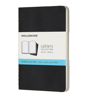 Moleskine Cahier Journal Dotted Black 3/Pack 719206