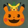 Juniors Womens Pokemon Halloween Pikachu Jack-O'-Lantern Festival Muscle Tee - 2 of 4