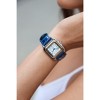 Peugeot Women's Watch 36mm Square Tank Shape Blue Leather Strap Watch - 4 of 4