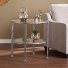 Jaymes Metal/Glass Round End Table - Silver - SEI - 2 of 4