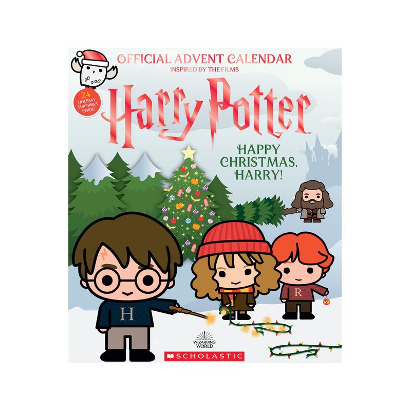 Happy Christmas, Harry: Official Harry Potter Advent Calendar - by  Scholastic (Hardcover), 1 of 2