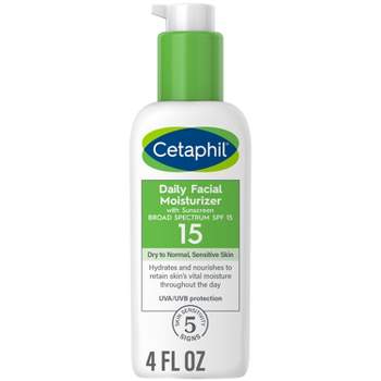 Cetaphil Daily Facial Moisturizer with No Added Fragrance - SPF 15 - 4 fl oz
