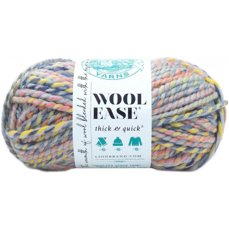 (3 Pack) Lion Brand Wool-Ease Thick & Quick Yarn - Dreamcatcher, 2 of 4