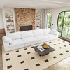 NicBex Couches for Living Room Feather-filled Seat Sofa Couches Comfy Upholstered 1pc Modular Design Sofa - 4 of 4