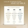 Ludomide Modern Crystal Chandelier, 6 Ring LED Ceiling Light Fixtures with 3 Colors, High Ceiling Foyer Chandelier for Living Room - 4 of 4