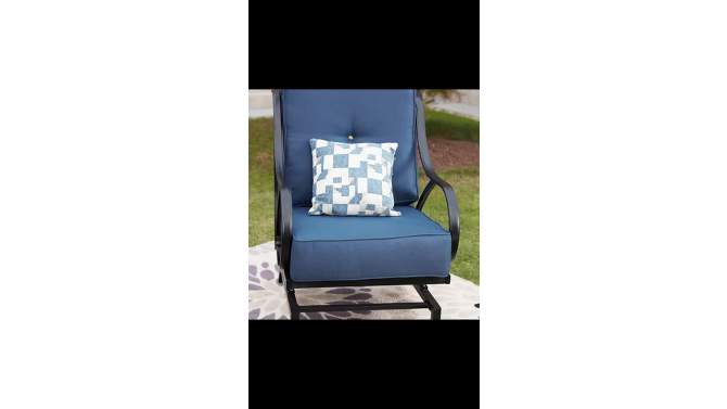 2pk Outdoor Rocking Chairs with Cushions - Lokatse, 2 of 12, play video