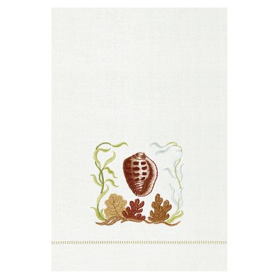 C&F Home Conch Shell Woven Kitchen Towel