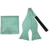 Men's Floral 2.75" x 4.75" Adjustable 16" - 20" Freestyle Self Tie with Hankie Set - 2 of 4