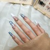 Vynxaria Blue Instant Glamour with Our Wearable Nails Size M - 2 of 4
