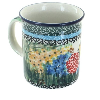 Blue Rose Polish Pottery Teresa Small Coffee Mug