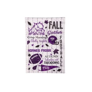 Evergreen Texas Christian University Garden Flag 12 x 18 Inches Indoor Outdoor Decor - 1 of 1