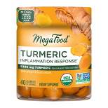 MegaFood Turmeric Organic Vegan Gummies -Ginger & Black Pepper - 40ct