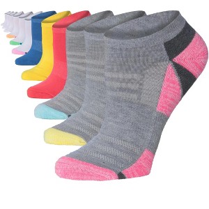 Minimalist & Toe Heel Contrast Athletic No Show Socks - 12 Pairs - 1 of 4