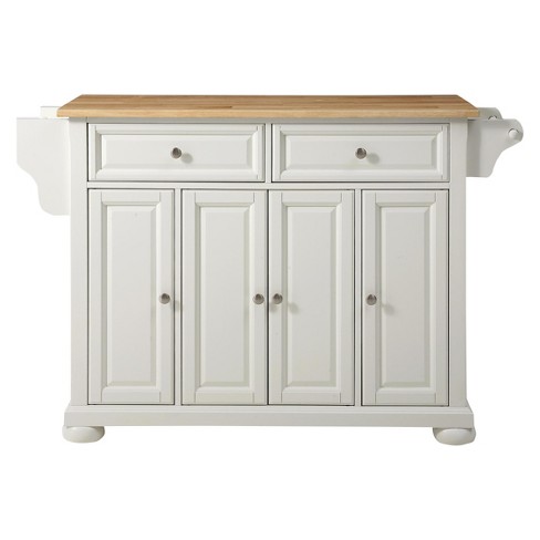 Alexandria Kitchen Island Wood White Crosley Target