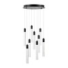 Nicolle Acrylic 9 Light Chandelier - CTL1048 - Black - Safavieh - 2 of 4