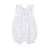 Girl ' Floral Knit Criss-Cross Back Romper - Petit Confection - 2 of 2