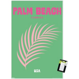 Trends International Reinders: Destinations - Destination Palm Beach Unframed Wall Poster Prints - 1 of 4