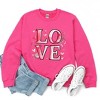 Simply Sage Market Women's Graphic Sweatshirt Love Ribbon - 3 of 4