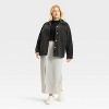 Women's Denim Shacket - Future Collective Black Wash - 3 of 3