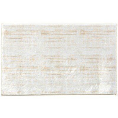 Cozy Living Doormat – Golden Threads Design, 21" x 33", Woven Gold Accent on Soft-Touch Fabric with Non-Slip Backing for Entryways