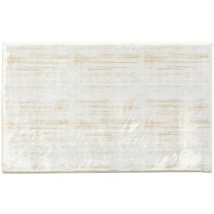Cozy Living Doormat – Golden Threads Design, 21" x 33", Woven Gold Accent on Soft-Touch Fabric with Non-Slip Backing for Entryways - 1 of 3