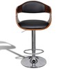 vidaXL Bar Stool Black and Brown - 2 of 2