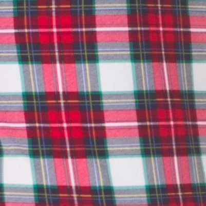 white plaid