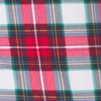 white plaid