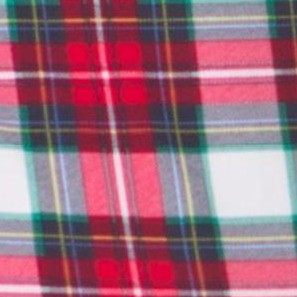 white plaid