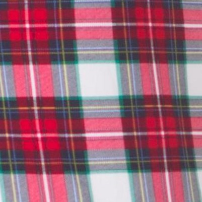 white plaid
