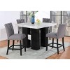 CAVINAS Dining Table Kitchen Table 48” Square Bar Table for Dining Room - 3 of 4