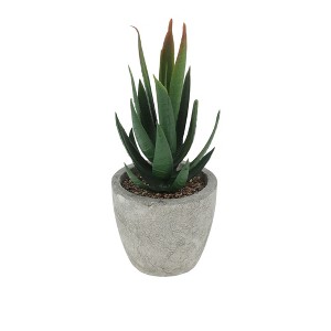 Unique Bargains Artificial Plants Mini Aloe-Vera in Pulp Plastic 2.76"x2.76"x5.51" 1 Pc - 1 of 4