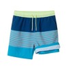 Andy & Evan  Toddler  Lime & Navy Colorblock Swim Truck - 3 of 4