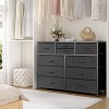 10-Drawer Dual-Purpose Dresser & TV Stand – Entertainment Center for 55" TVs, Storage Organizer for Bedroom/Living Room/Entryway - 4 of 4