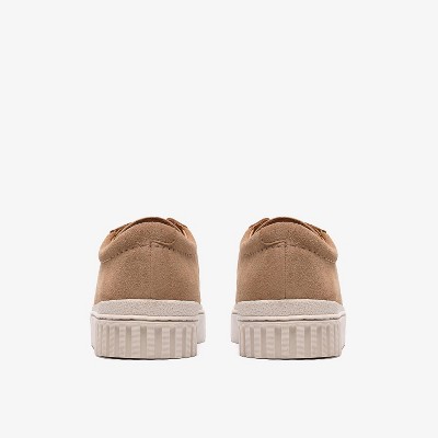 Обувь Clarks Womens Mayhill Walk Beige Suede Shoes 7.5 Wide — фото 5