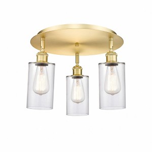 Clymer - 3 Light Flush Mount In Art Deco Style-9.38 Inches Tall and 15.63 Inches Wide - 1 of 1