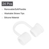 Unique Bargains Reusable Dust-Proof Flexible Washable Straw Cover - 3 of 4