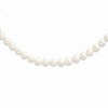 Black Bow Jewelry 10-11mm, White FW Cultured Pearl & Sterling Silver Clasp Necklace - 2 of 4