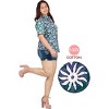 HAPPY BAY Button Down Shirt for Women Casual Summer Beach Party Blouses Button Up Short Sleeve Vacation Dress Tops Tee Shirts - 2 of 4